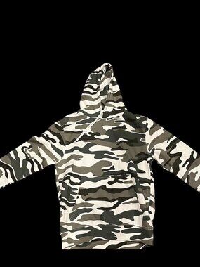 Camo hoodie with a relaxed fit #camouflage M
